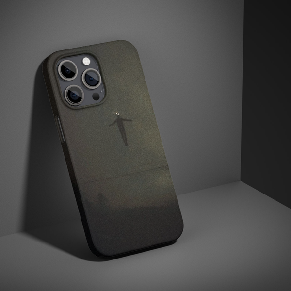 Dark Minimal Floating Silhouette Phone Case